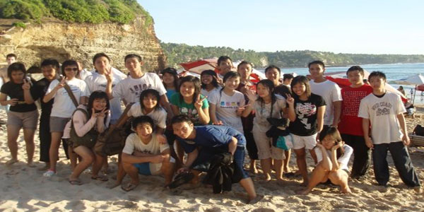 Group tour at Bali